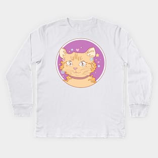 Millicent the cat Kids Long Sleeve T-Shirt